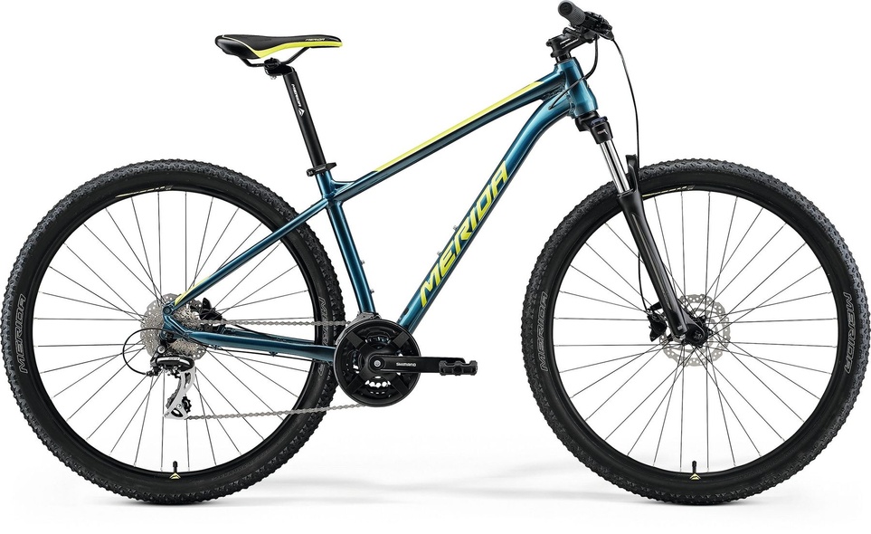 Купити Велосипед Merida BIG.SEVEN 20-3X, S(15), TEAL-BLUE(LIME) з доставкою по Україні