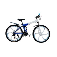 Купити Велосипед на литых дисках CITY POWER 26" White/Blue 2021 з доставкою по Україні