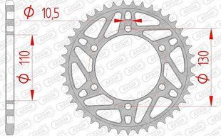 Зірка AFAM 520 Steel Chainwheel - Yamaha (Black), 43z (12814-43)