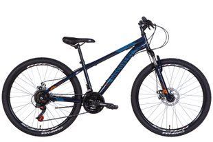 Купити Велосипед 26" Discovery RIDER AM DD 2022 темно-синій з помаранчевим м XS (140-155 см) з доставкою по Україні