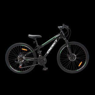 Купить Велосипед CrossBike Energy 26" 13" Чорний-Зелений с доставкой по Украине