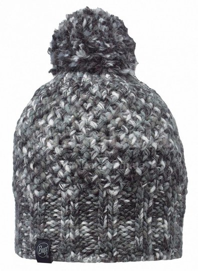 KNITTED & POLAR HAT MARGO grey, One Size, Шапка, Синтетичний