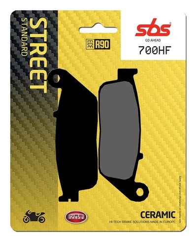 Колодки гальмівні SBS Standard Brake Pads, Ceramic (778HF)