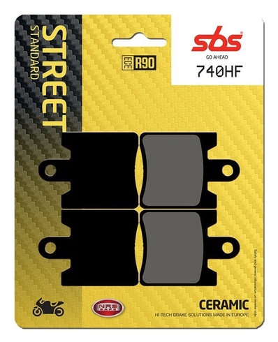 Колодки гальмівні SBS Standard Brake Pads, Ceramic (778HF)