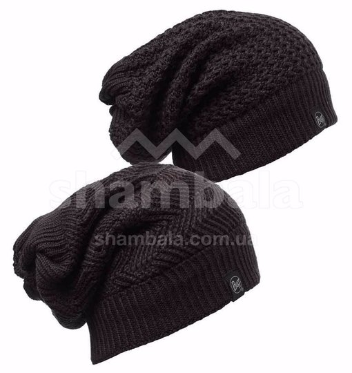 Шарф-труба-шапка Buff Knitted Neckwarmer Hat Ramdon, Black (BU 111032.999.10.00), One Size, Шарф-труба (Бафф), Синтетичний