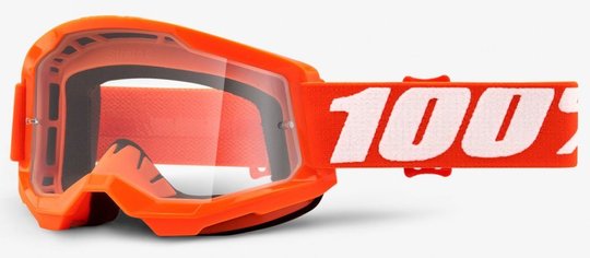 Окуляри 100% STRATA 2 Goggle Orange - Clear Lens, Clear Lens, Clear Lens