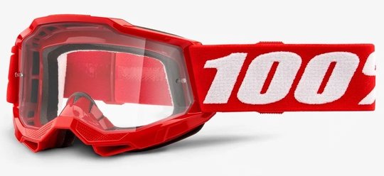 Дитячі окуляри 100% ACCURI 2 Youth Goggle Red - Clear Lens, Clear Lens