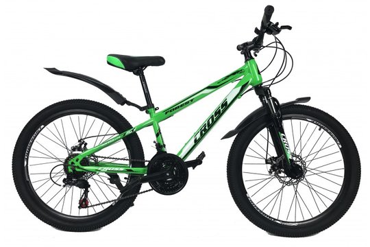 Купити Велосипед Cross Forest 24" 12" Зелений з доставкою по Україні