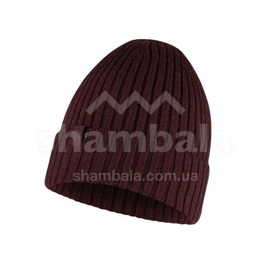 Шапка Buff Knitted Hat Norval, Maroon (BU 124242.632.10.00), One Size, Шапка, Вовна