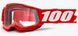 Дитячі очки 100% ACCURI 2 Youth Goggle Red - Clear Lens, Clear Lens, Clear Lens