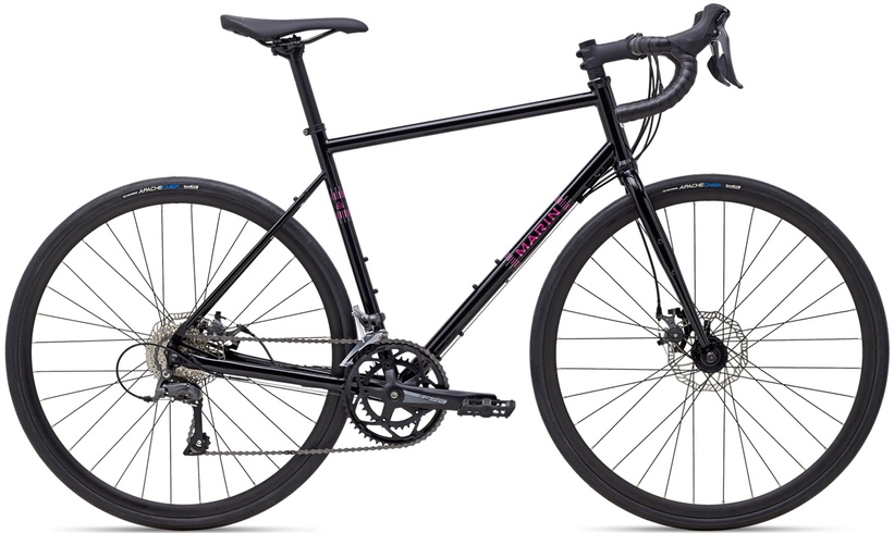 Купити Велосипед 28" Marin NICASIO рама - 56см 2022 Gloss Black/Pink з доставкою по Україні