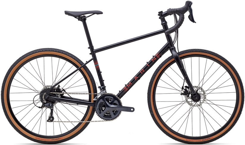 Купить Велосипед 28" Marin FOUR CORNERS рама - L 2023 Satin Black/Red с доставкой по Украине