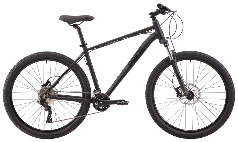 Купити Велосипед 27,5" Pride MARVEL 7.3 рама - M 2023 чорний (гальма SRAM, задній перемикач і манетка - MICROSHIFT) з доставкою по Україні