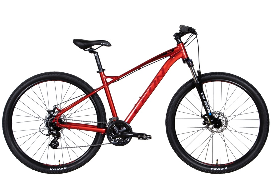 Купити Велосипед 29" Leon TN-90 AM Hydraulic lock out DD 2022 (червоний з чорним) з доставкою по Україні