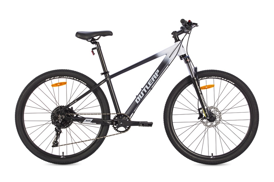 Купити Велосипед гірський 27,5" Outleap Radius Seven M 2021, чорно-білий з доставкою по Україні