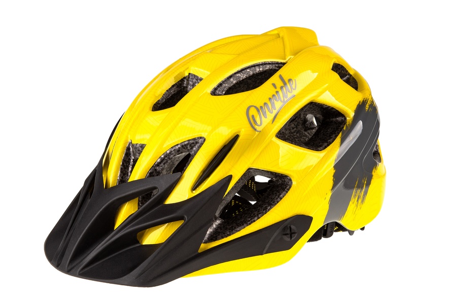 Купить Шлем ONRIDE Rider желтый/серый M (52-56 см) с доставкой по Украине