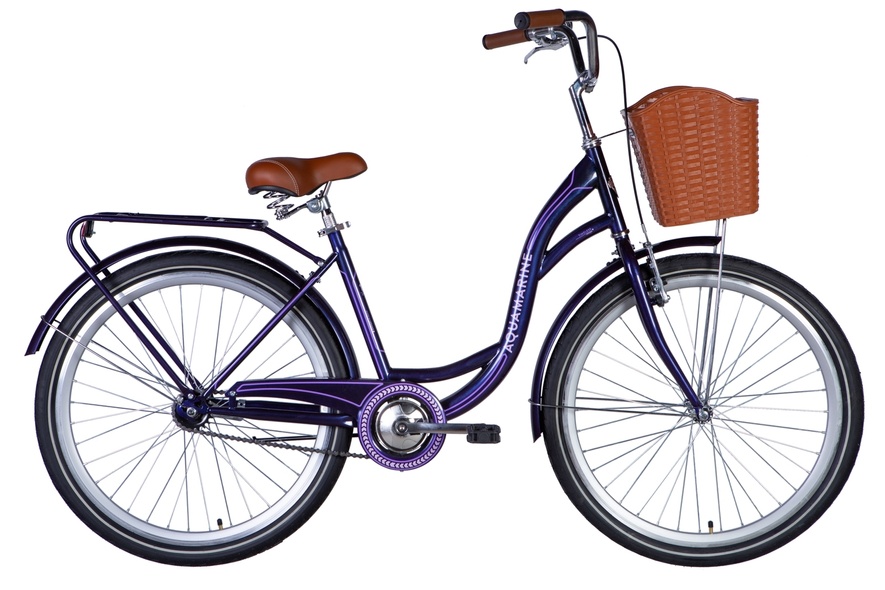 Купить Велосипед 26" Dorozhnik AQUAMARINE 2024 (темно-фіолетовbй) с доставкой по Украине