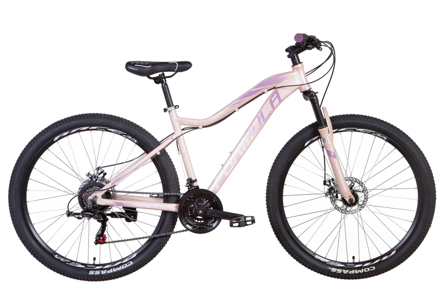 Купити Велосипед жіночий 27,5" Formula Alpina AM DD 17,5" рама 2021, світло-рожевий з фіолетовим з доставкою по Україні
