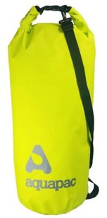 Гермомішок Aquapac з ремнем через плече Trailproof Drybag - 70L (acid green) w/strap зелений