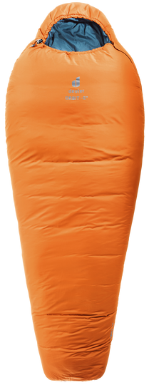 Спальний мішок Deuter Orbit-5° SL колір 9316 mandarine-slateblue лівий, 1.5 - 2 кг