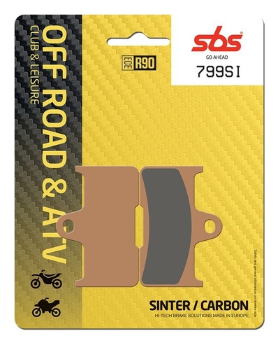 Колодки гальмівні SBS Sport Brake Pads, Sinter/Carbon (840SI)