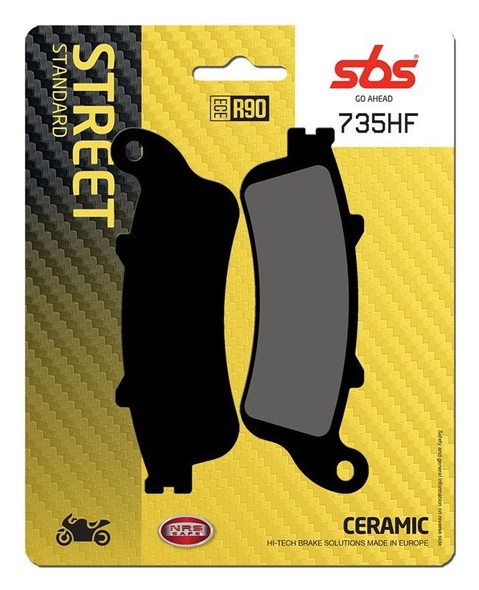 Колодки гальмівні SBS Standard Brake Pads, Ceramic (691HF)