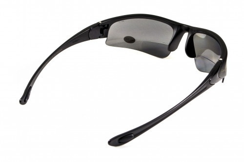 Біфокальні поляризаційні захисні окуляри 3в1 BluWater Winkelman-1 (+2.5) Polarize (gray) сірі