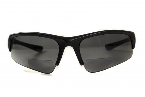 Бифокальные поляризационные защитные очки 3в1 BluWater Winkelman-1 (+2.5) Polarize (gray) серые