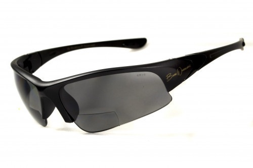Бифокальные поляризационные защитные очки 3в1 BluWater Winkelman-1 (+2.5) Polarize (gray) серые