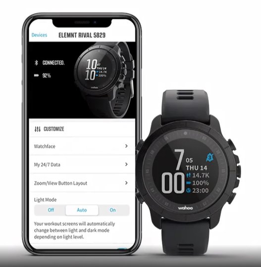 Купити Смарт годинник WAHOO Elemnt Rival Multi-Sport GPS Watch-Stealth Grey з доставкою по Україні