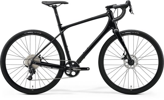 Купити Велосипед Merida SILEX 300, XS(44), GLOSSY BLACK(MATT BLACK) з доставкою по Україні