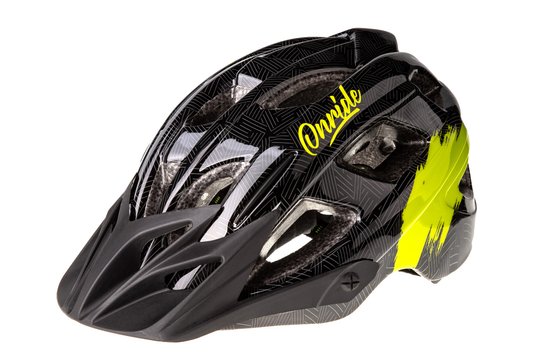 Купить Шлем ONRIDE Rider черный/зеленый S (48-52 см) с доставкой по Украине
