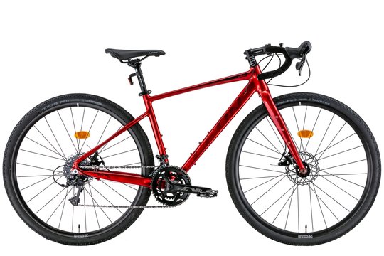 Купити Велосипед 28" Leon GR-90 DD 2022 червоний з чорним з доставкою по Україні