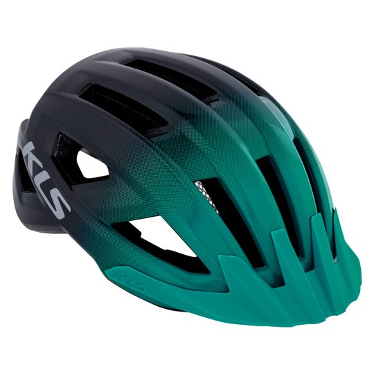Шлем KLS Daze 022 черный зеленый M/L (55-58 см), Обычный