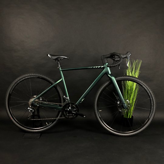 Купити Велосипед вживаний 28" гревел Scott (S\M) зелений мат з доставкою по Україні