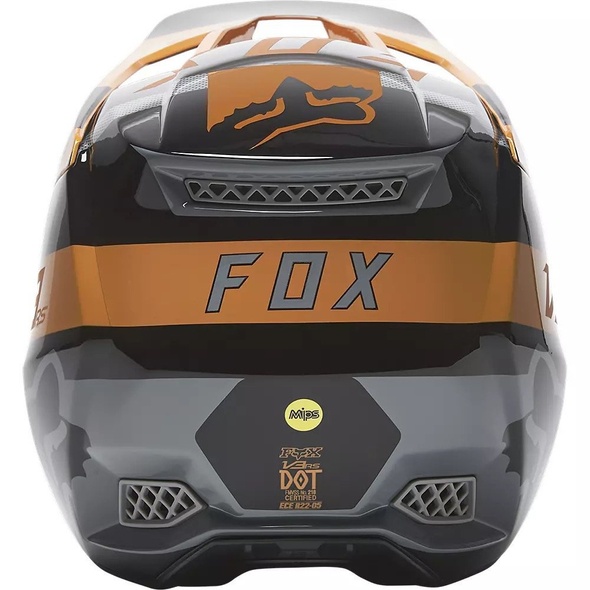 Шолом FOX V3 RS RIET HELMET (Gold), XL, XL