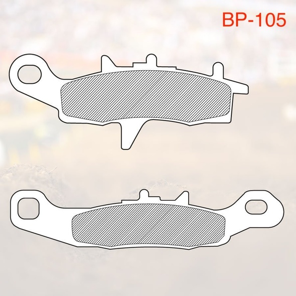 Гальмівні колодки Renthal RC-1 Works Brake Pads, Sintered (BP-100)