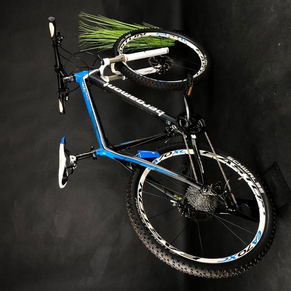 Купити Велосипед гірський 26" Bergamont Platoon Team carbon XL", білий з синім та чорним з доставкою по Україні