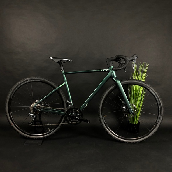 Купить Велосипед б/у 28" гревел Scott (S\M) зеленый мат с доставкой по Украине