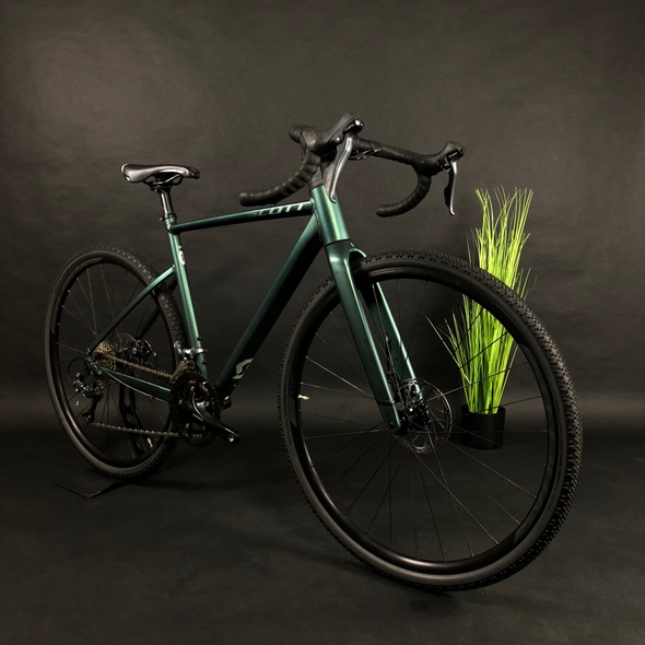 Купить Велосипед б/у 28" гревел Scott (S\M) зеленый мат с доставкой по Украине