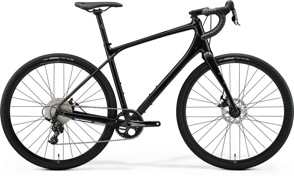 Купити Велосипед гравійний 28" MERIDA SILEX 300,M(50),GLOSSY BLACK(MATT BLACK) чорний з доставкою по Україні