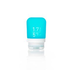 Силиконовая бутылочка Humangear GoToob+ Small aqua (блакитний)