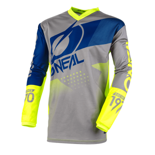 Джерсі O`NEAL ELEMENT FACTOR (2XL) (Grey/Blue/Neon)