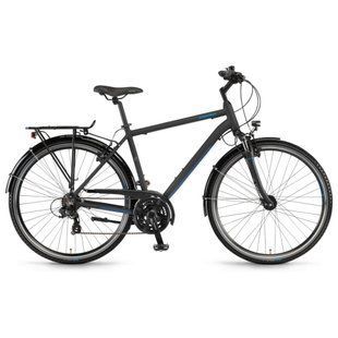 Купити Велосипед Winora Domingo men 28 " 21-G TX800, рама 52 см, чорно-синій матовий, 2021 з доставкою по Україні