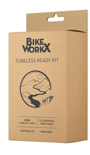 Купити Набір для встановлення безкамерки BikeWorkX Tubeless Ready Kit MTB з доставкою по Україні