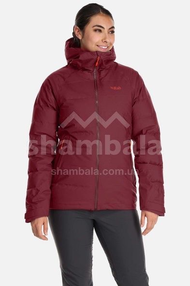 Жіночий зимовий пуховик з мембраною Rab Valiance Jacket Wmns, Black, 10 (RB QDB-50-B-10), S, Жінкам, &lrm;100% Polyamide