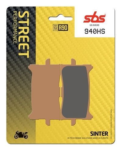 Тормозные колодки SBS Performance Front Brake Pads, Sinter (948HS)