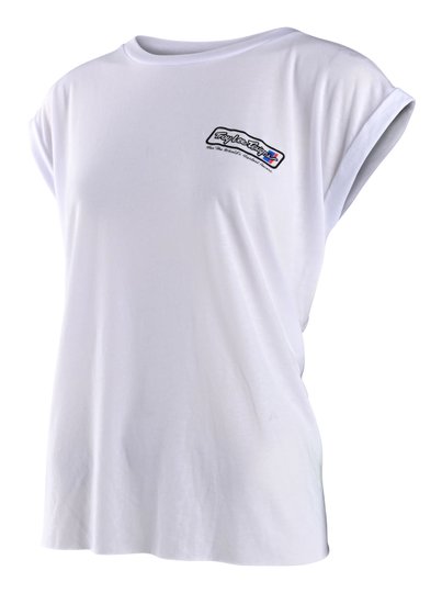 Футболка TLD WOMENS GO FASTER SS TEE; WHITE L