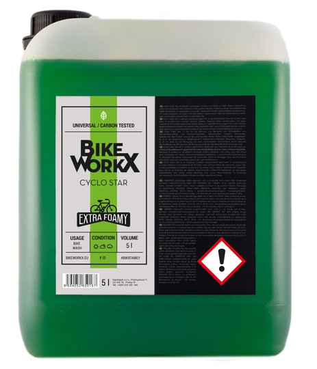 Купити Очиститель BikeWorkX Cyclo Star канистра 5л з доставкою по Україні