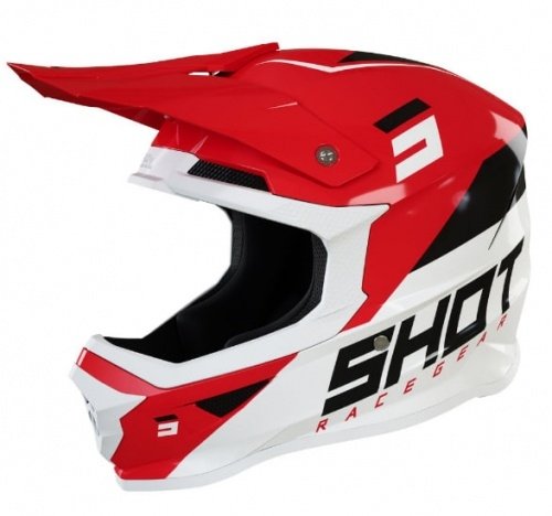 Шлем Shot Racing Furious Chase Red/White, S